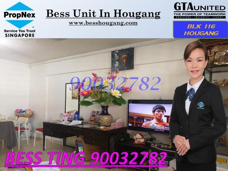 Blk 116 Hougang Avenue 1 (Hougang), HDB 3 Rooms #158342442